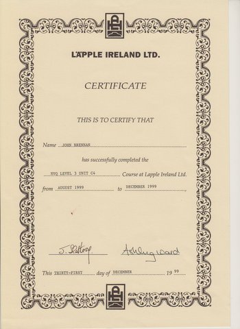 NVQ Level 3